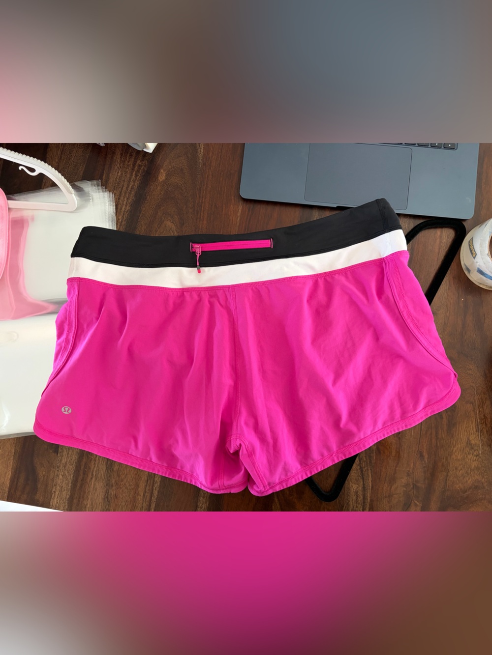 Women’s 12 hot pink lululemon shorts